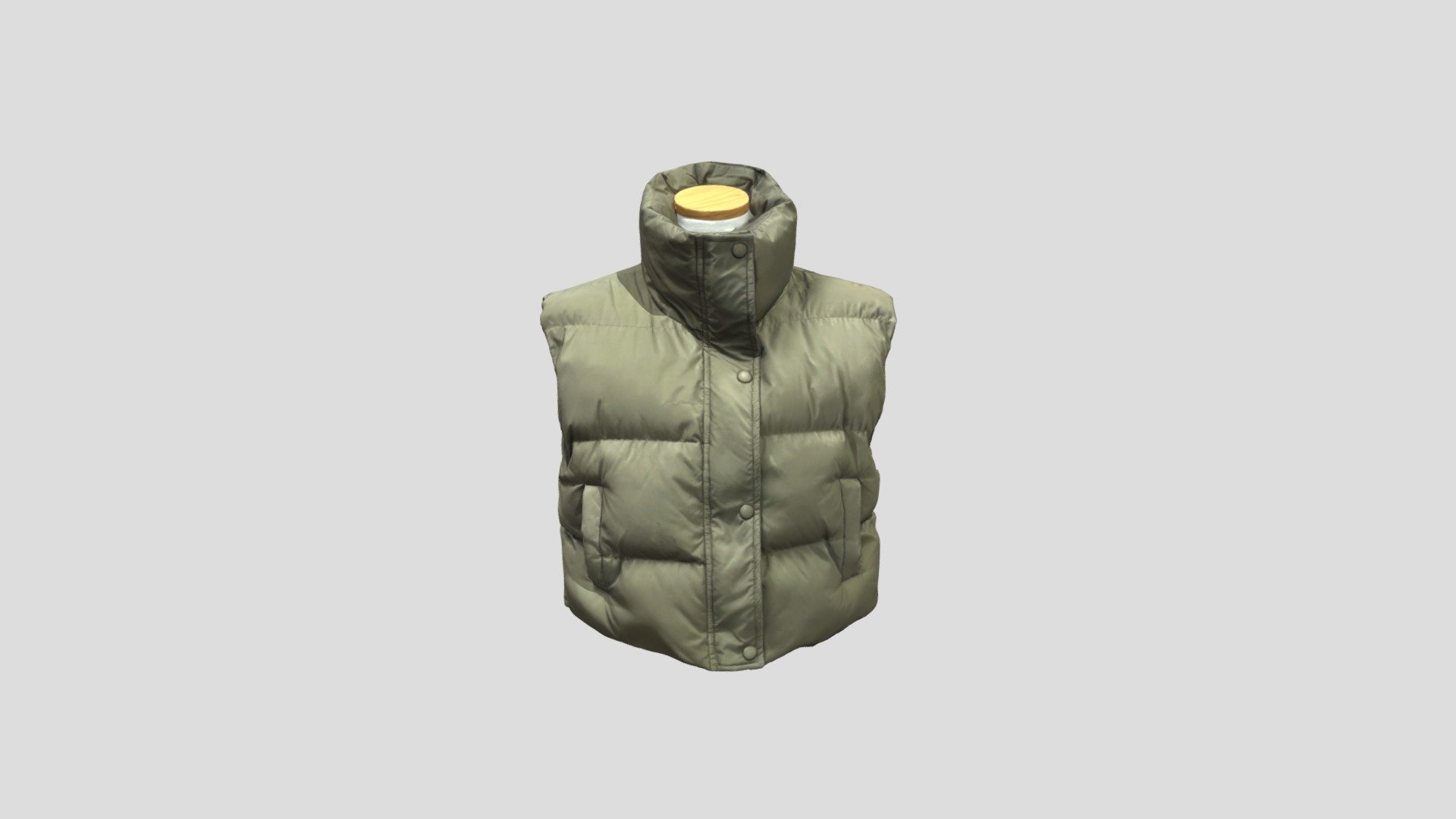 Paddded Vest 3d model