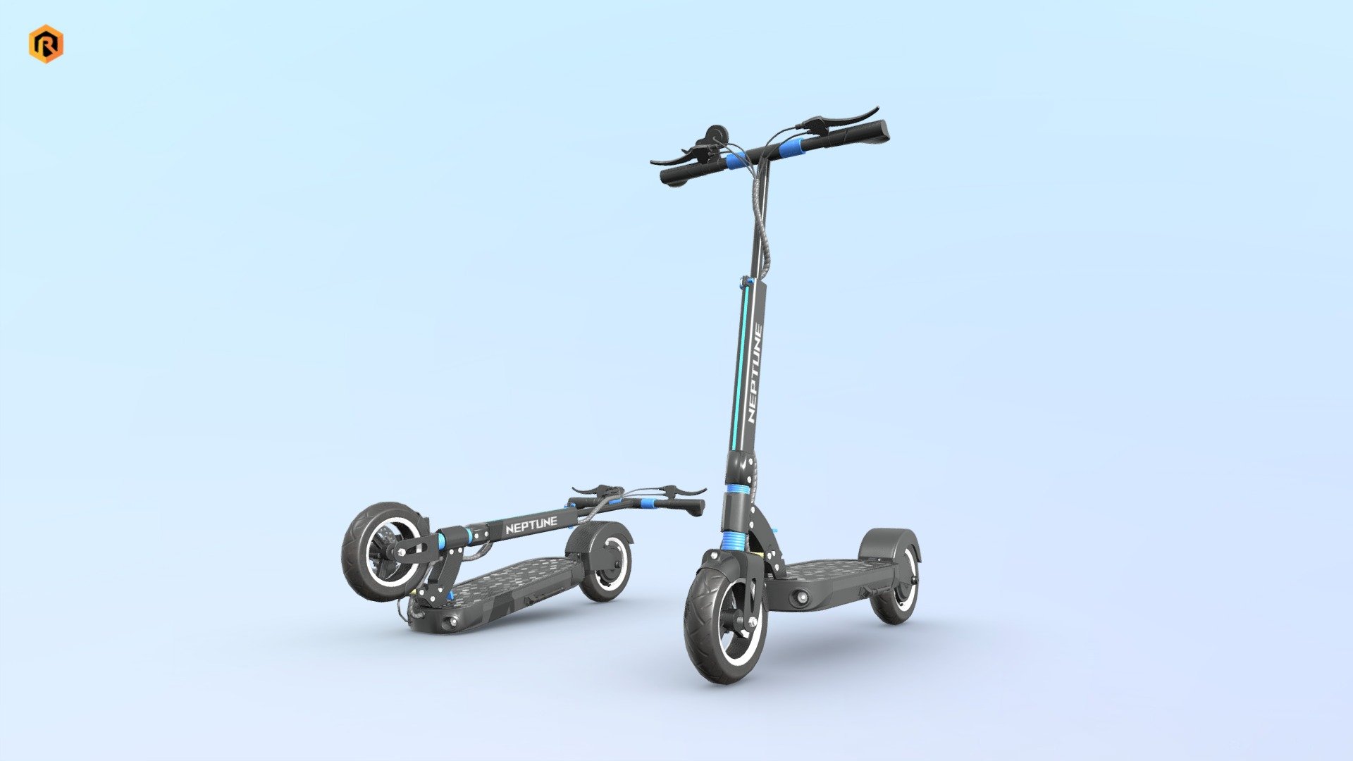 Electric Scooter 3d model