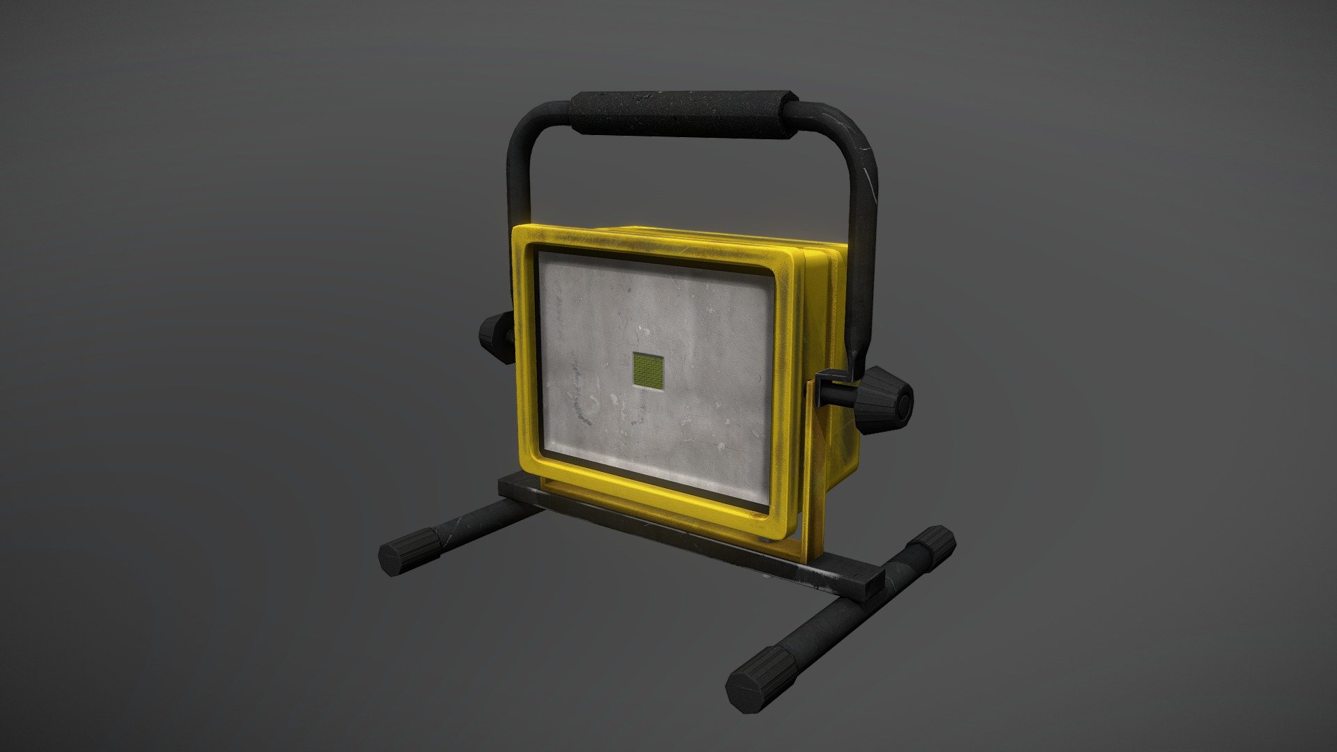 Portable Flood Light (PBR Classic Specular) 3d model