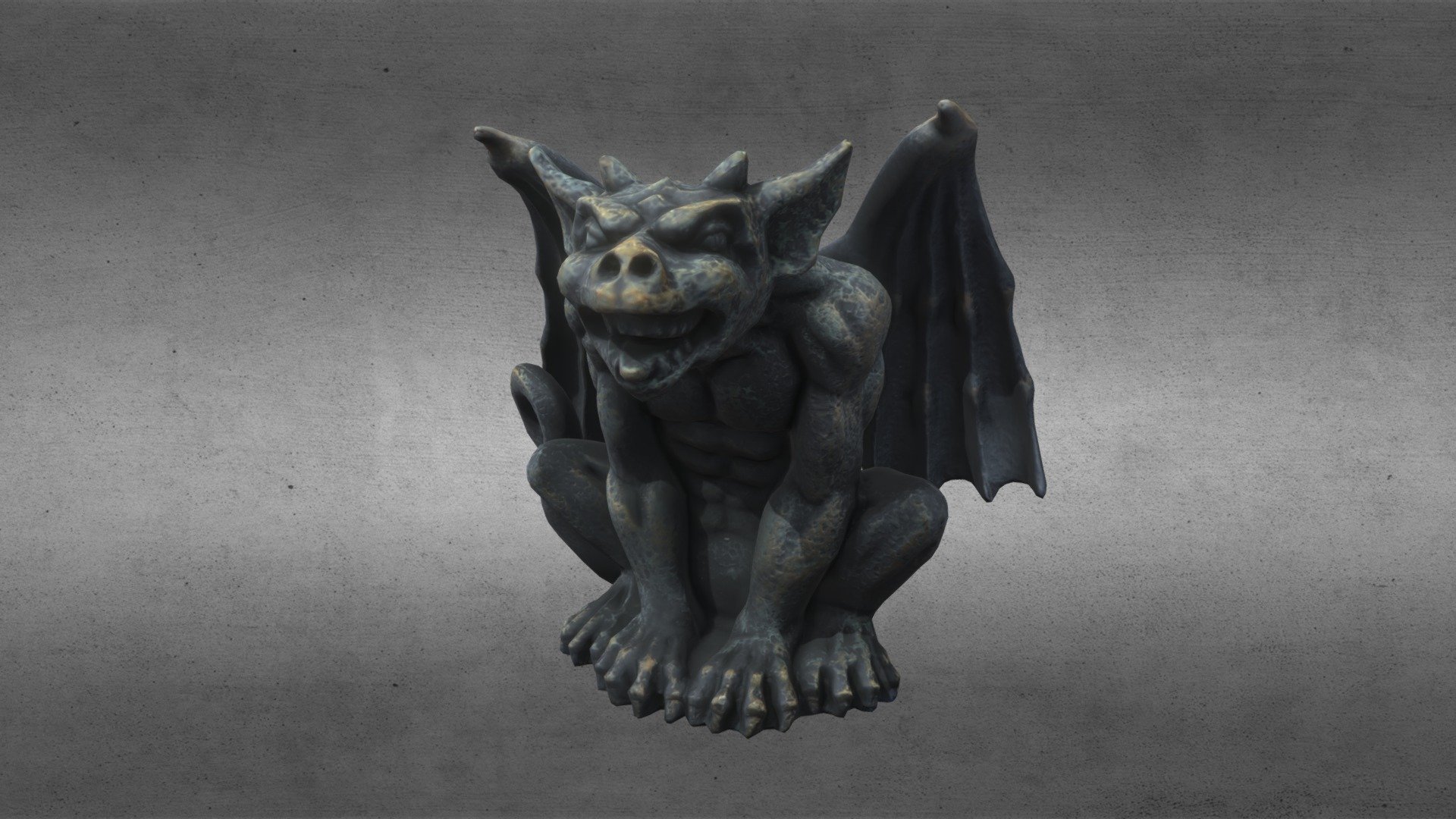 Statue of Gargoyle#3 3d model