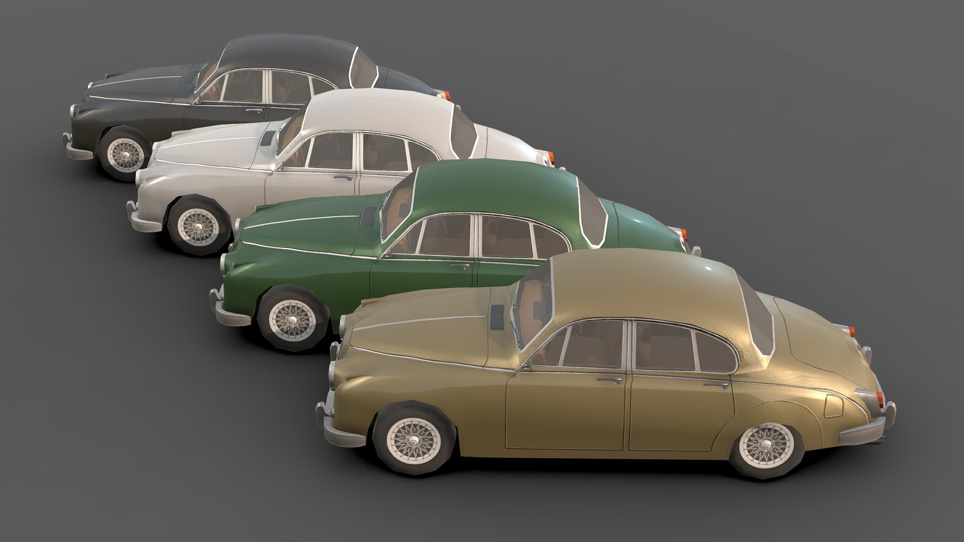 Classic Car 3d model