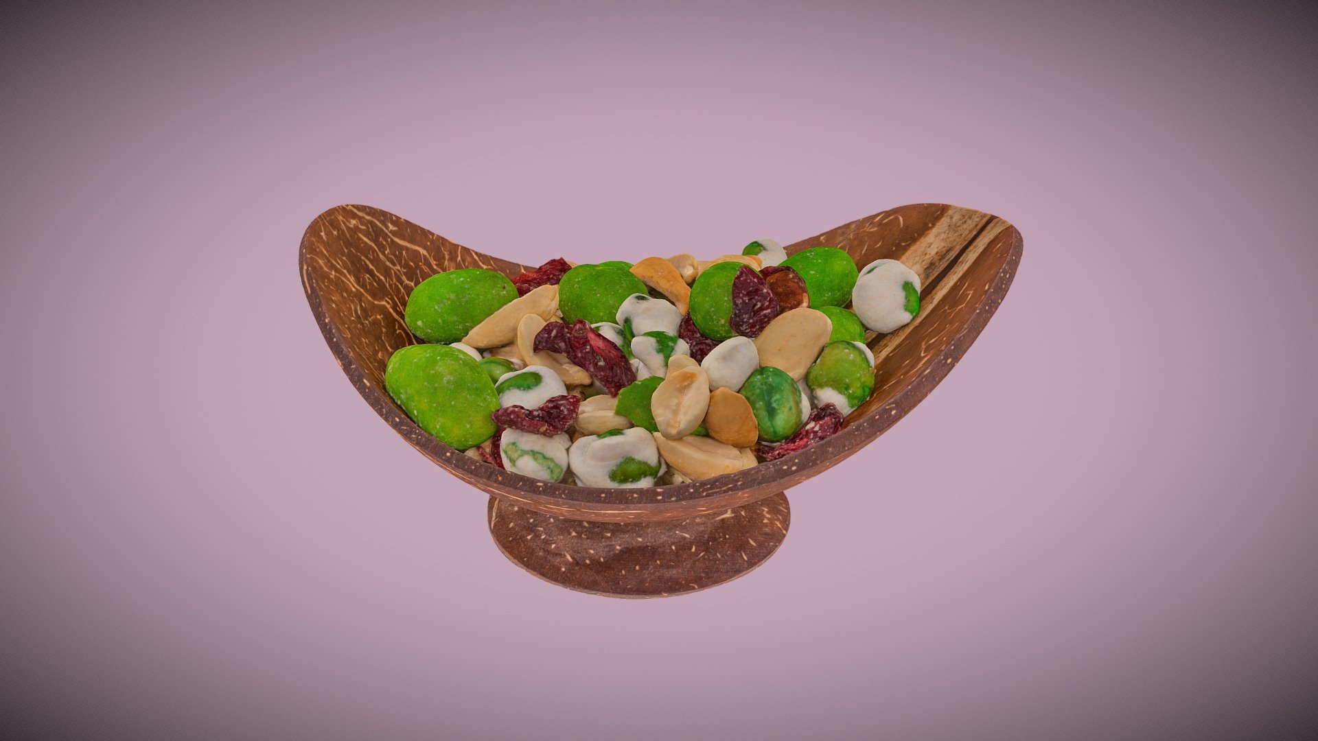 Wasabi and Nuts Trail Mix 3d model