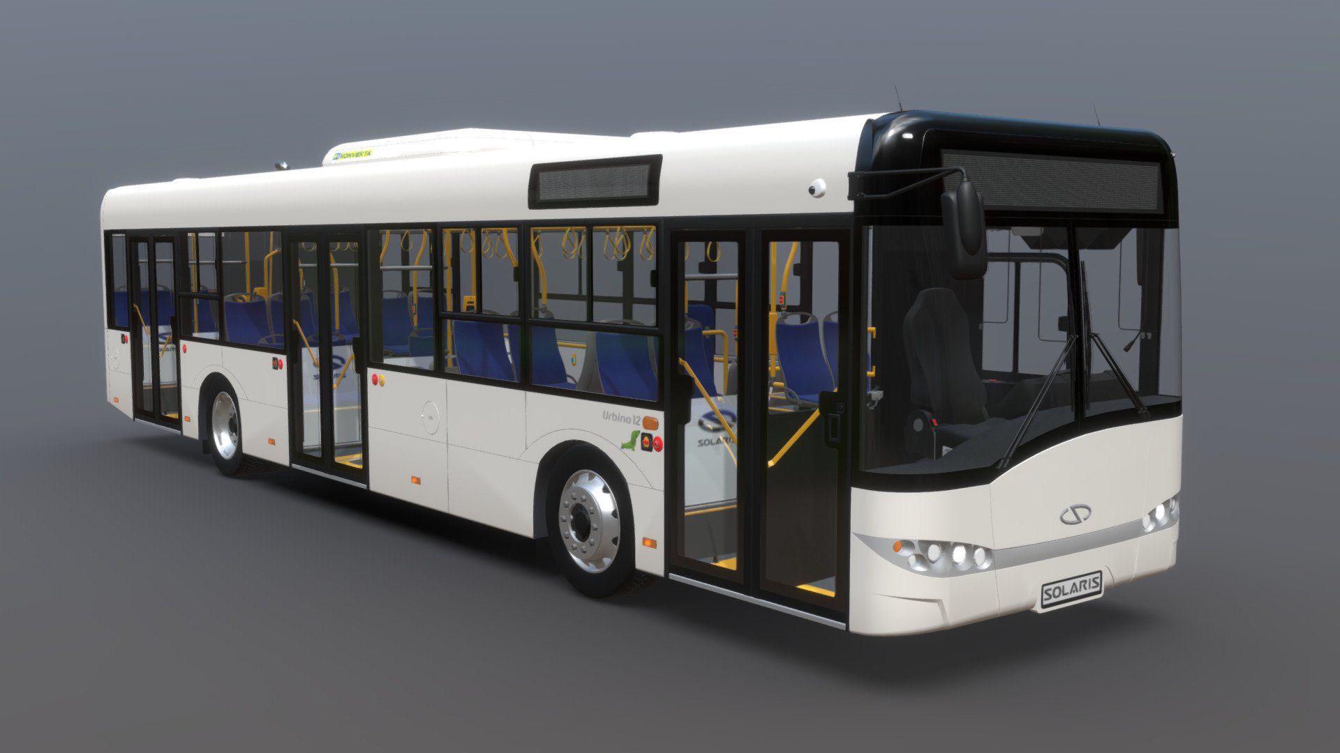 Solaris Urbino 12 III Euro 6 [Full Interior] 3d model