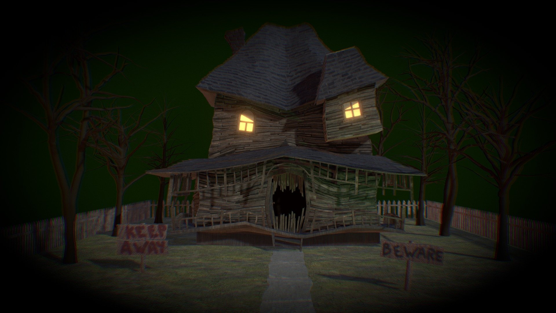 Monster House -Animated- 3d model