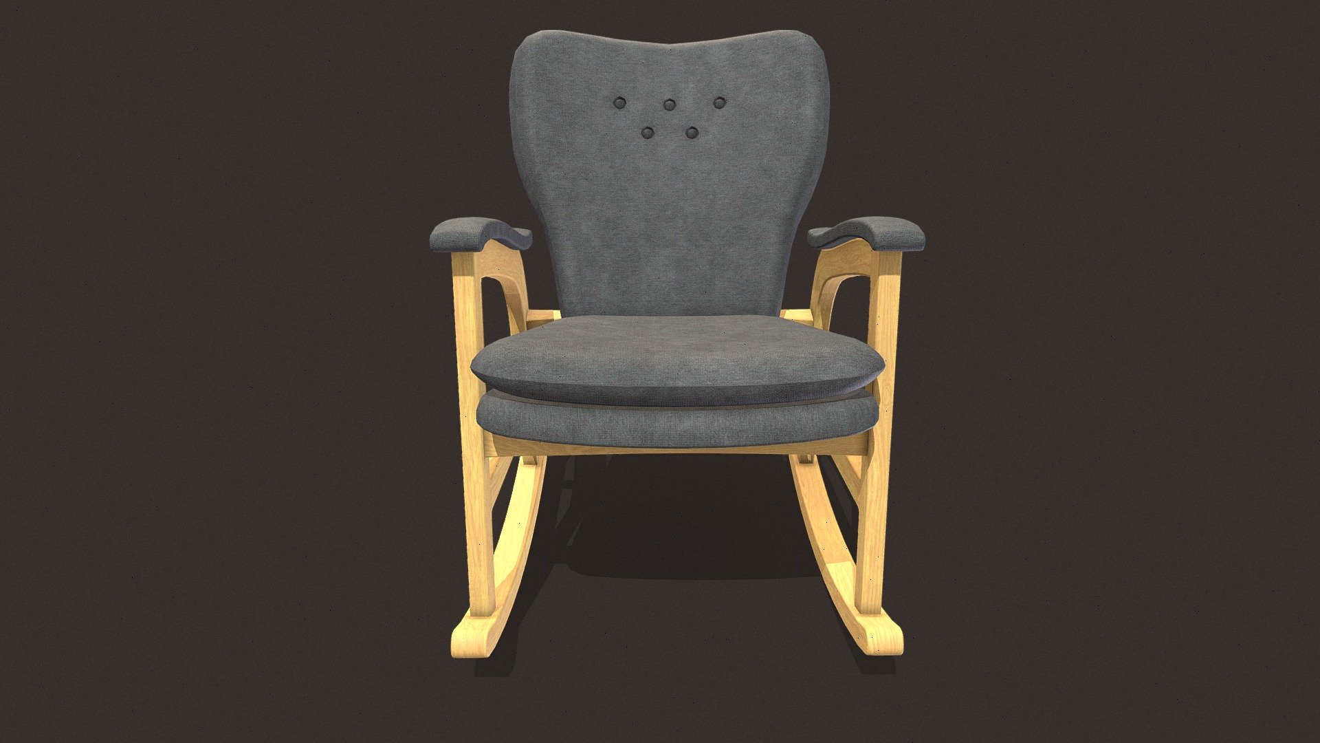 Rocking chair 10 3d model