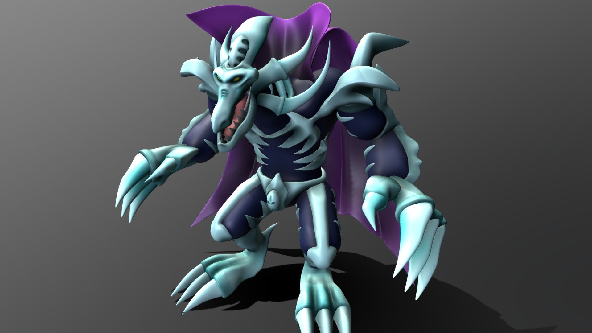 yugioh ゼラ Zera the Mant 3d model