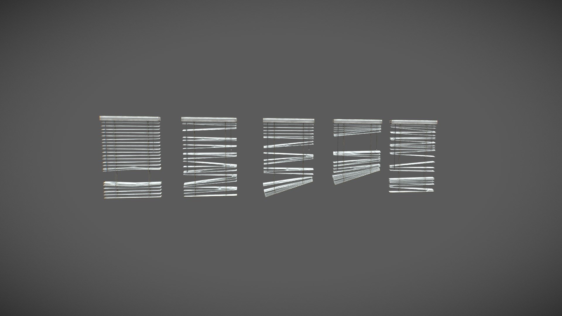 Broken Blinds 3d model