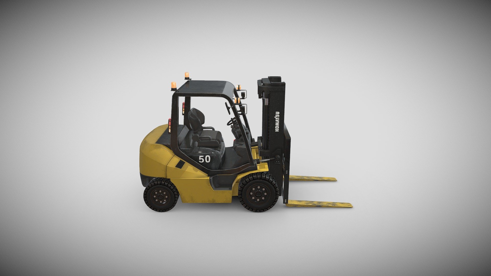 KOMATSU FD50 3d model