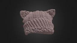 Crochet Cat Ear Beanie