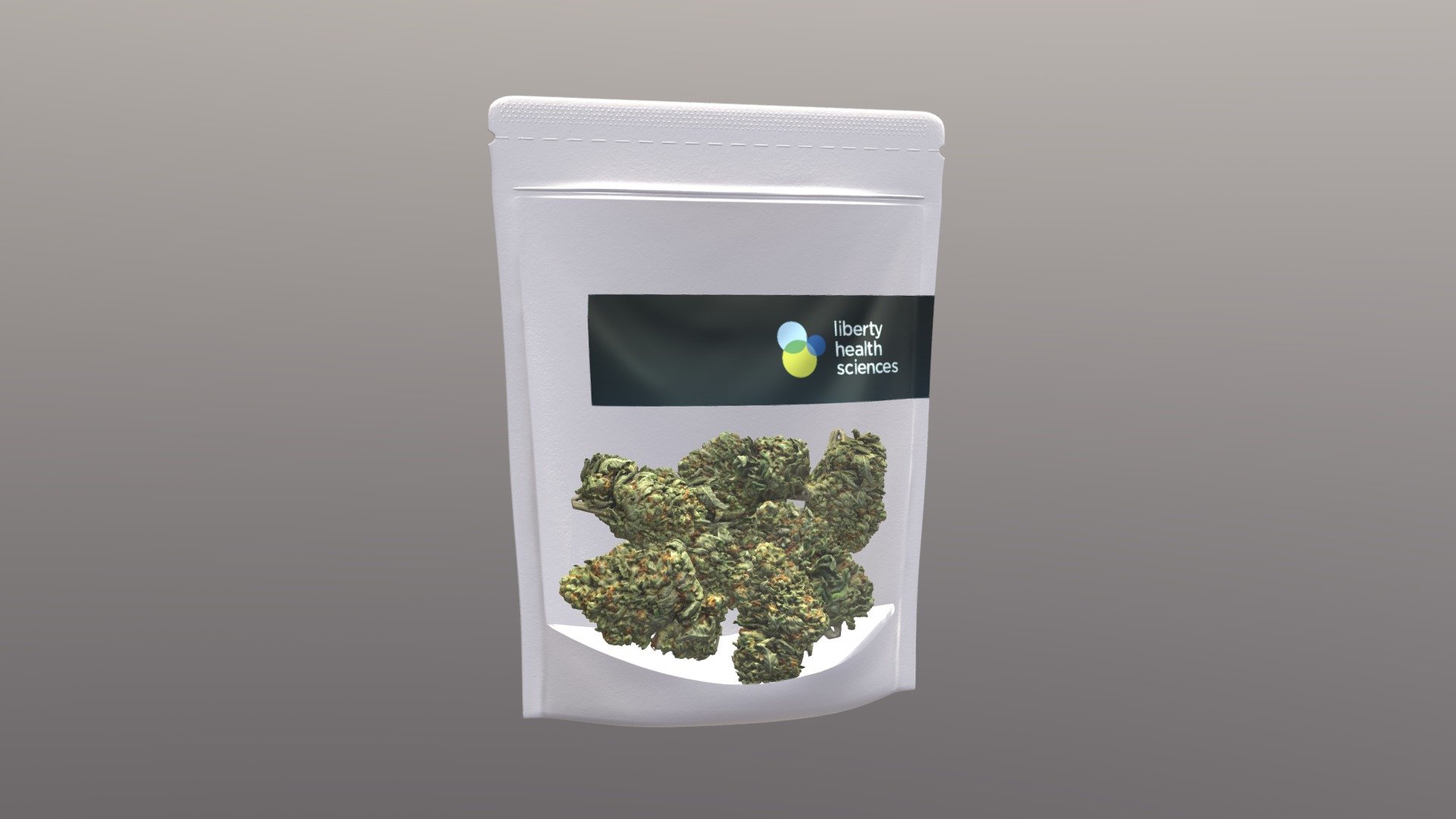 Cannabis_flower_bag_test 3d model