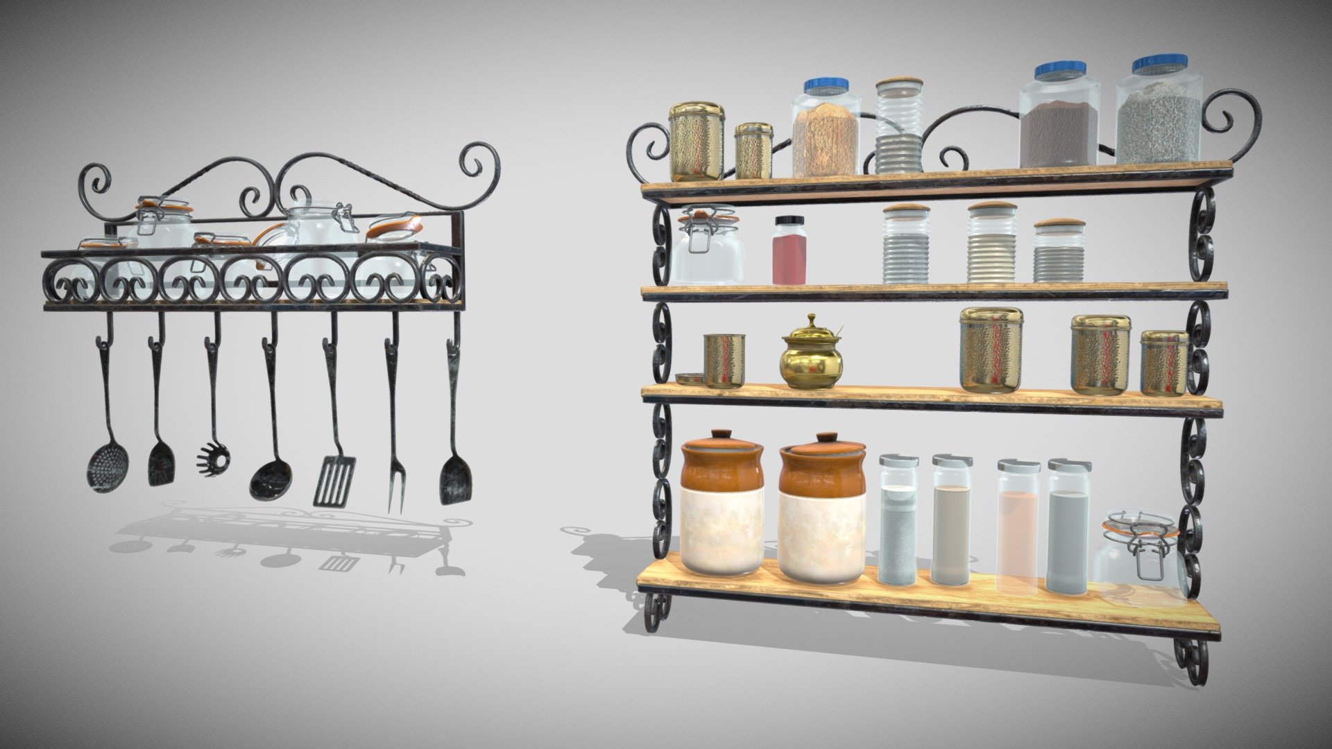 Kitchen Appliances 3d model