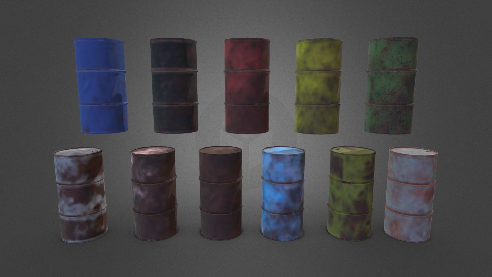 Barrel- Pack 02 3d model