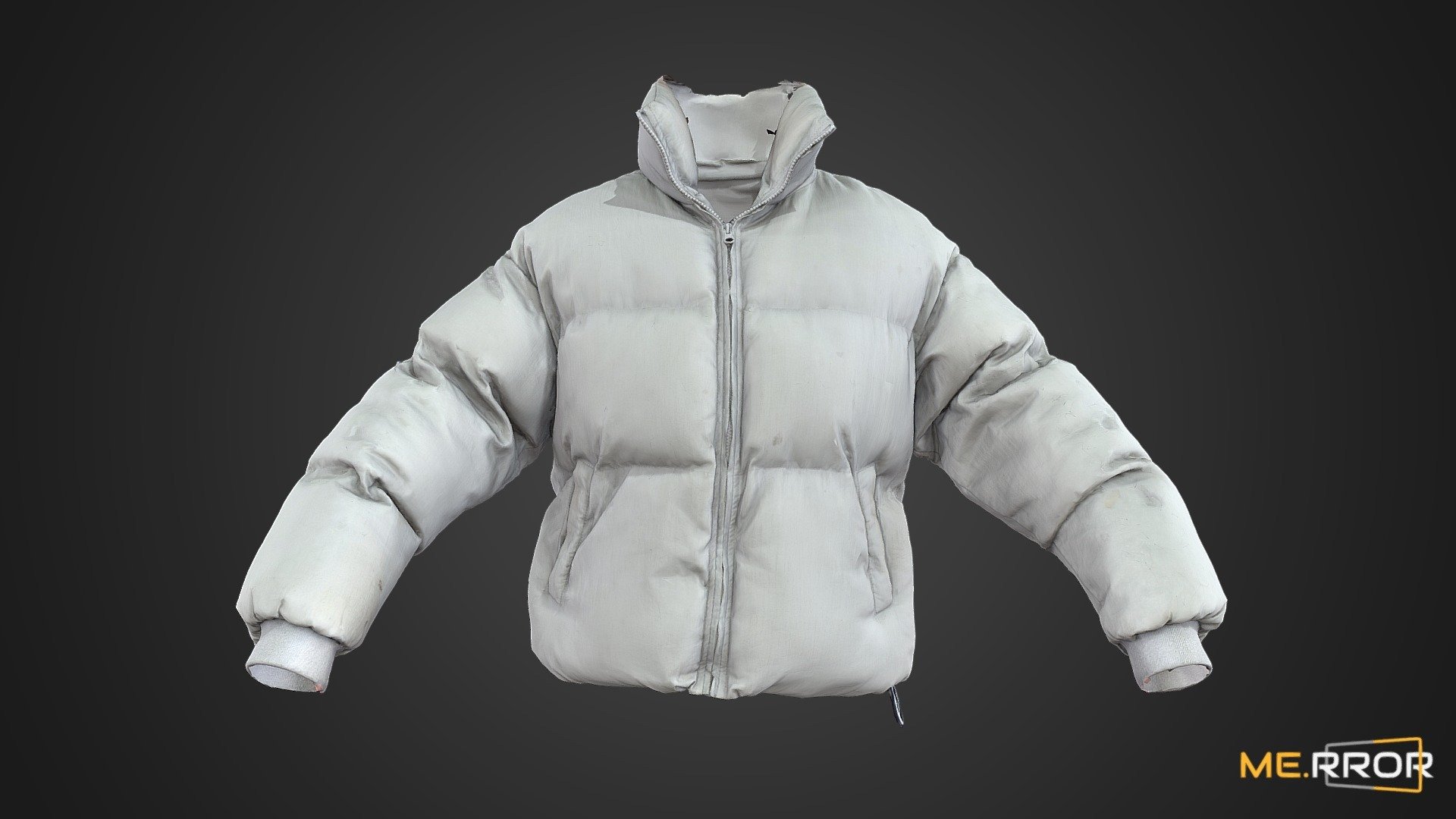 Gray Padding 3d model