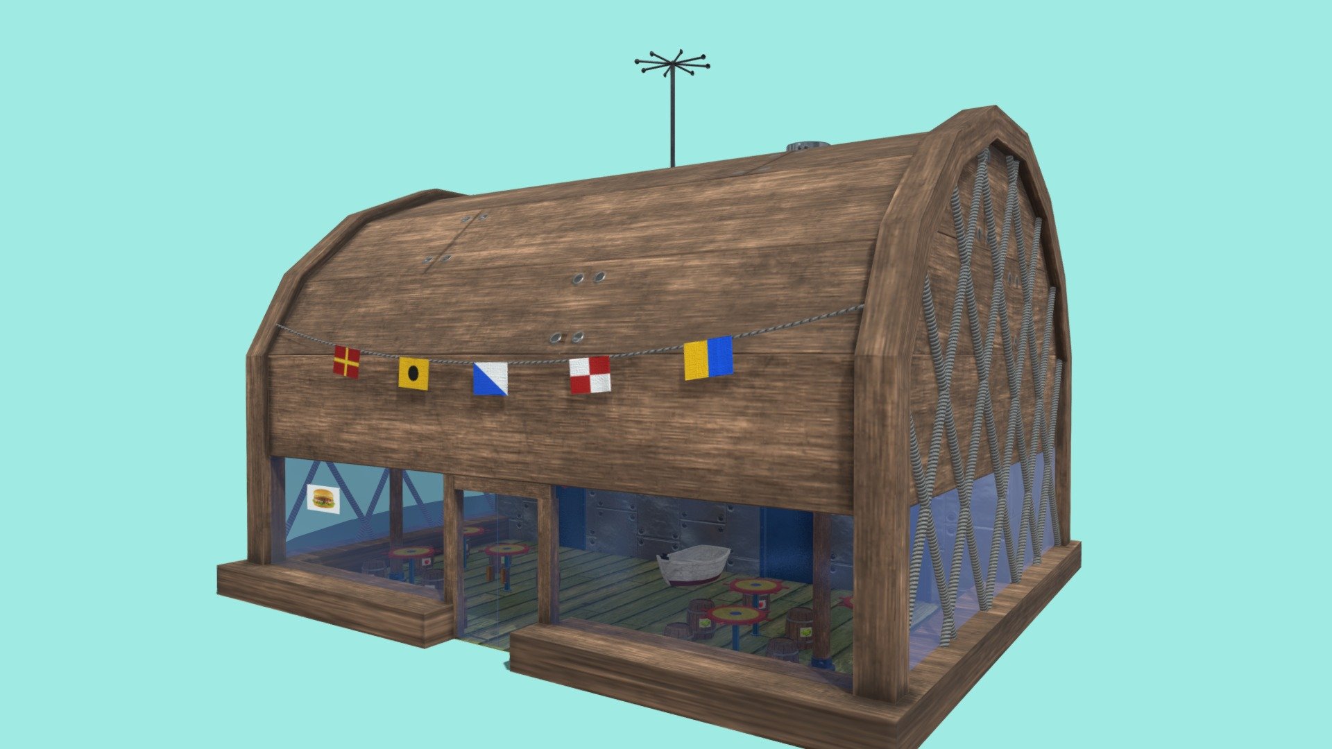 Krusty Krab 3d model