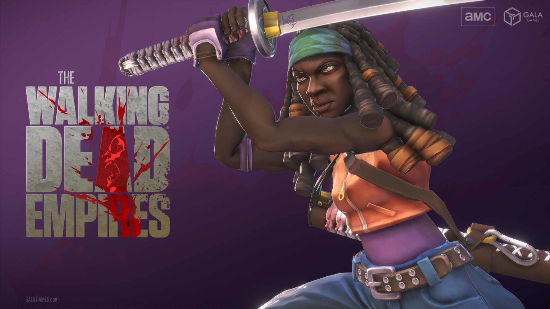 The Walking Dead Empires: Michonne 3d model