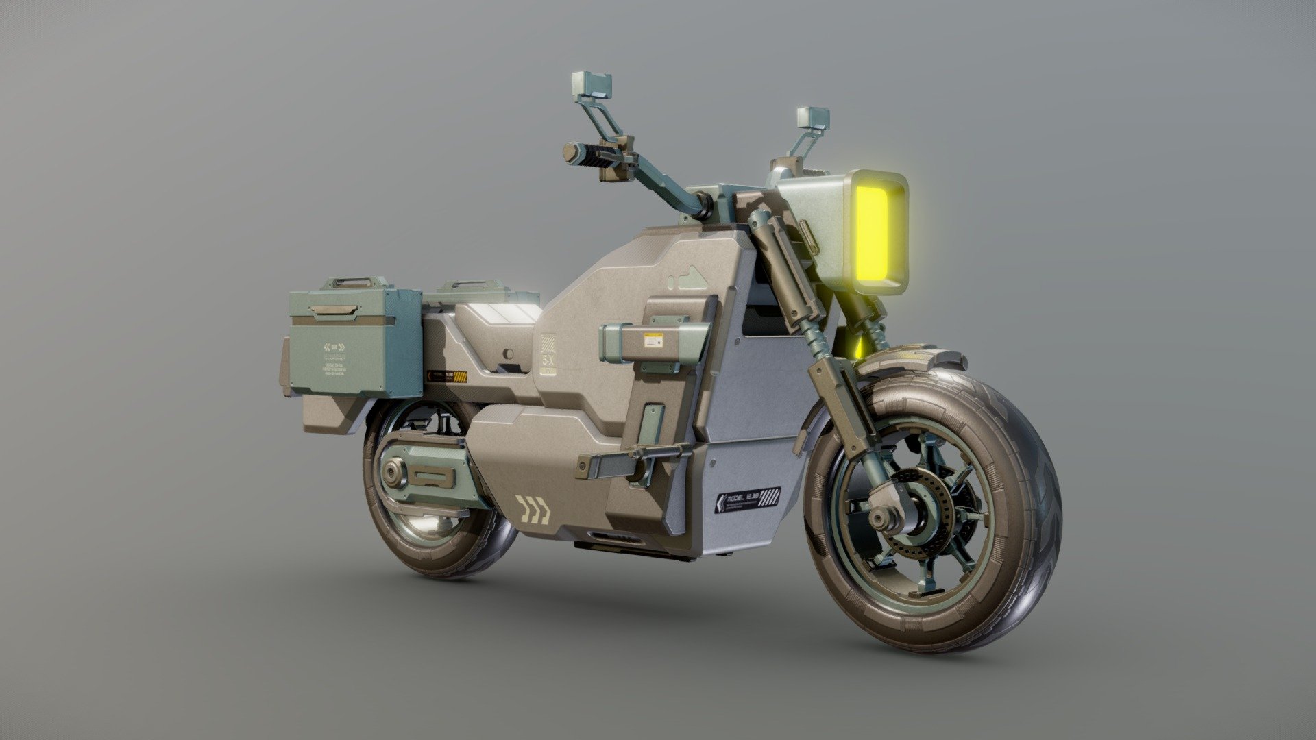 Motorbike Concept 3d model