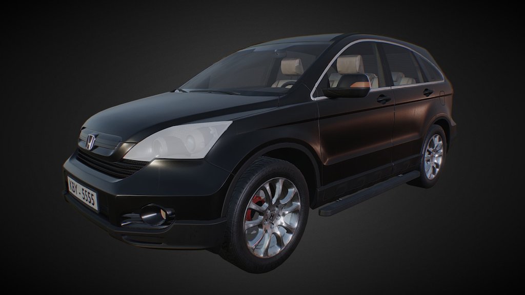 Honda_CR_V_2007_Final 3d model