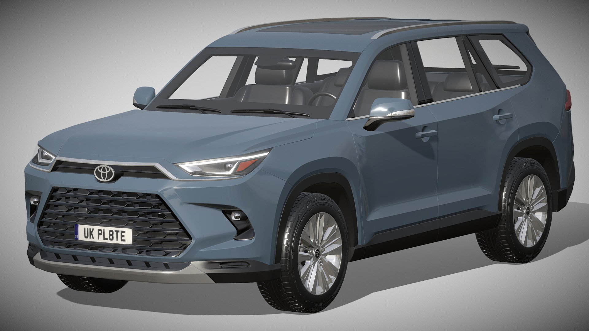 Toyota Grand Highlander 2024 3d model