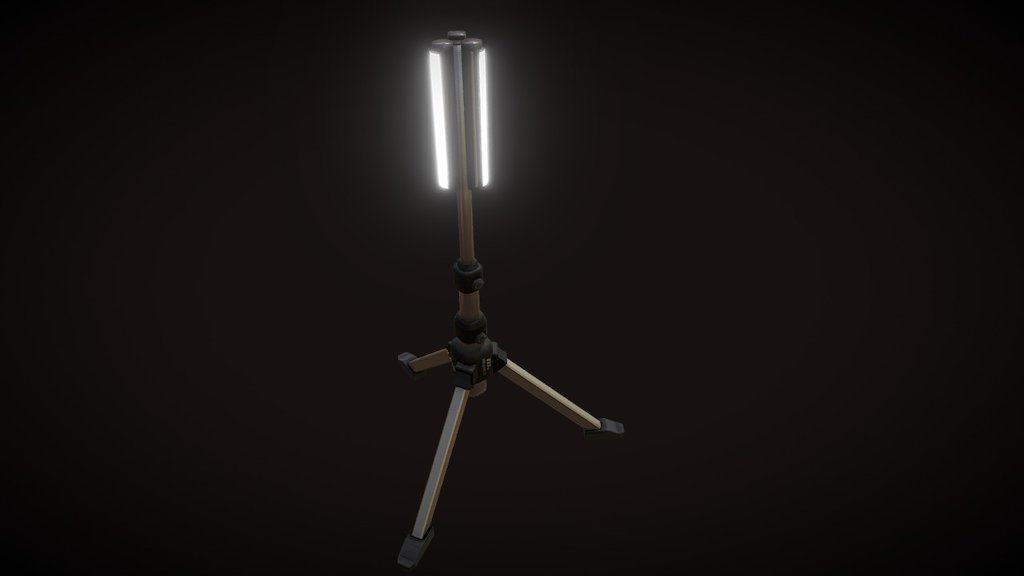 Tripod Omni Directional Lamp 3d model