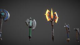 5 Fantasy Stylish Hand-Axe