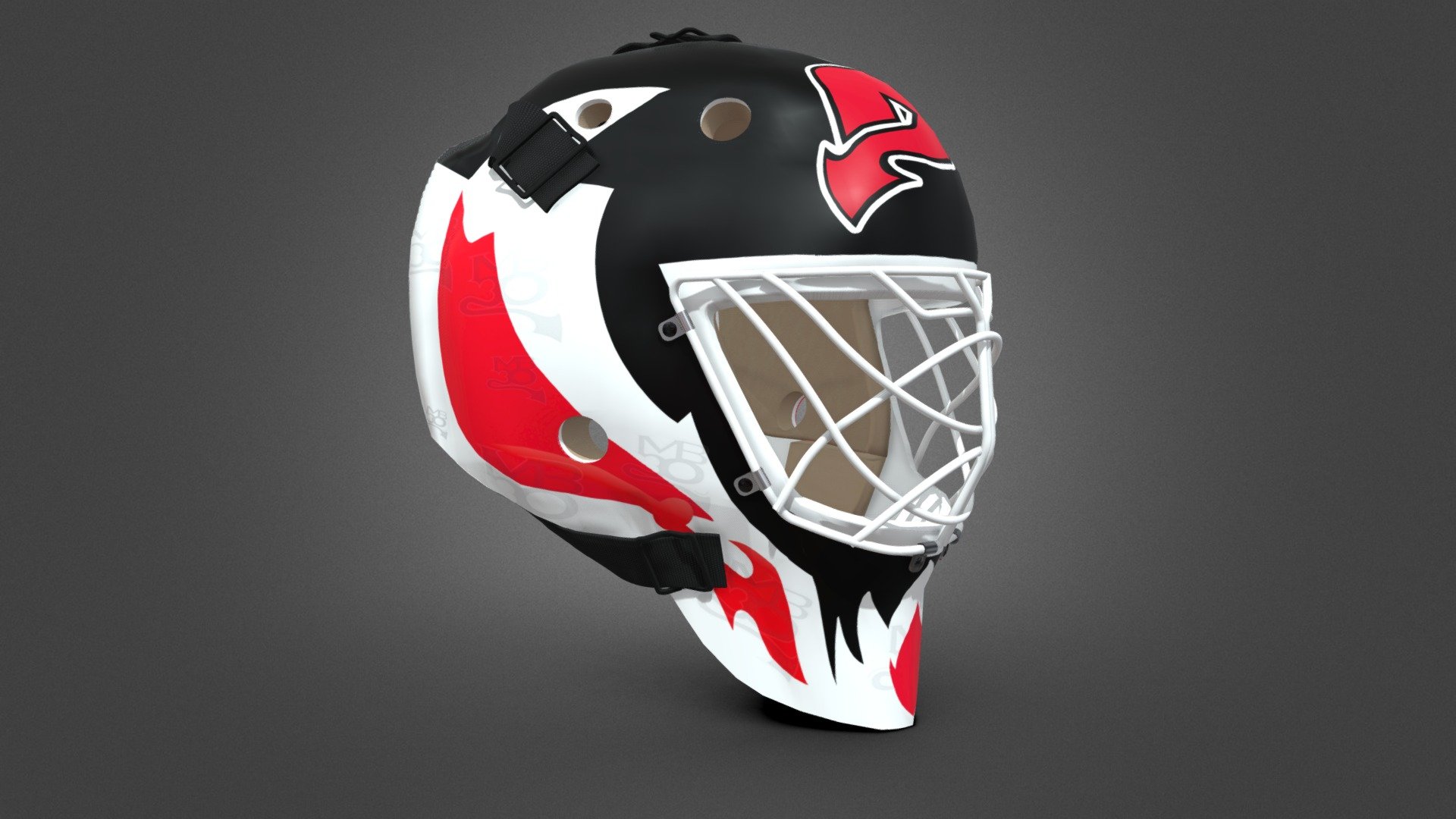 Martin Brodeur Mask 3d model