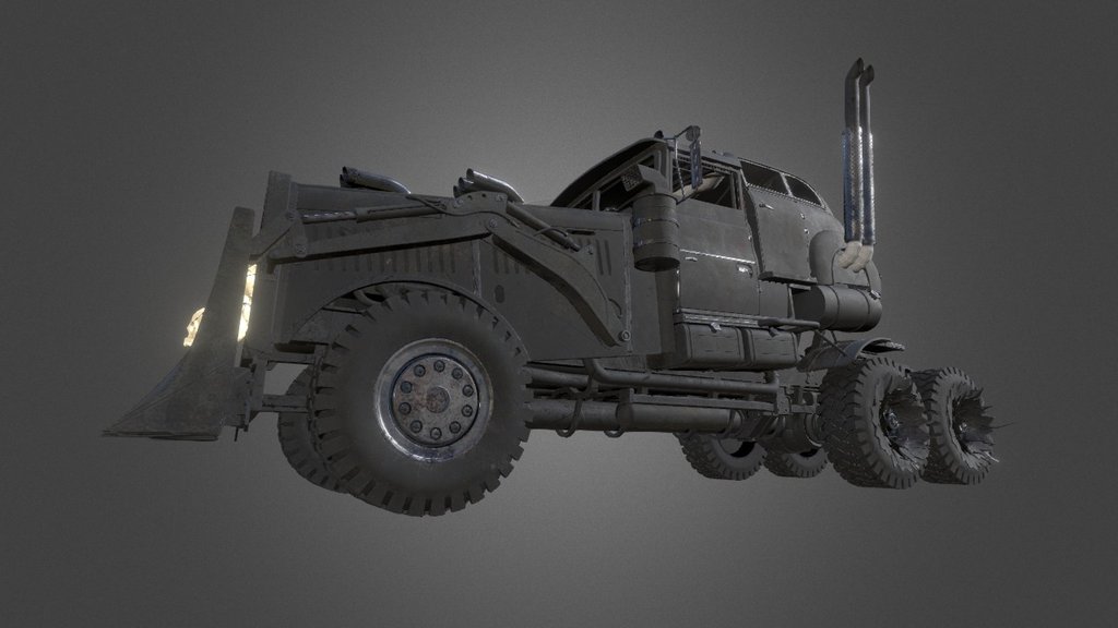 Mad Max War Rig 3d model