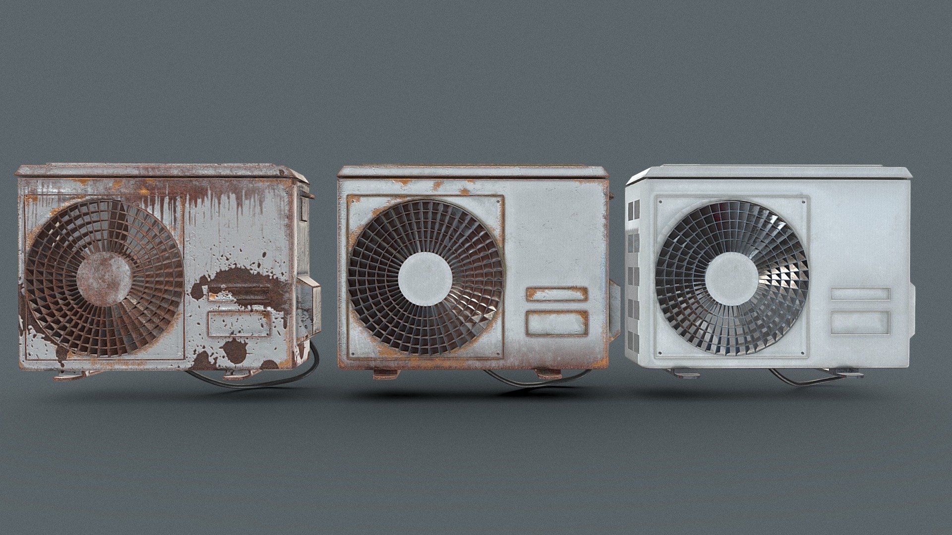 Aircon collection 3d model