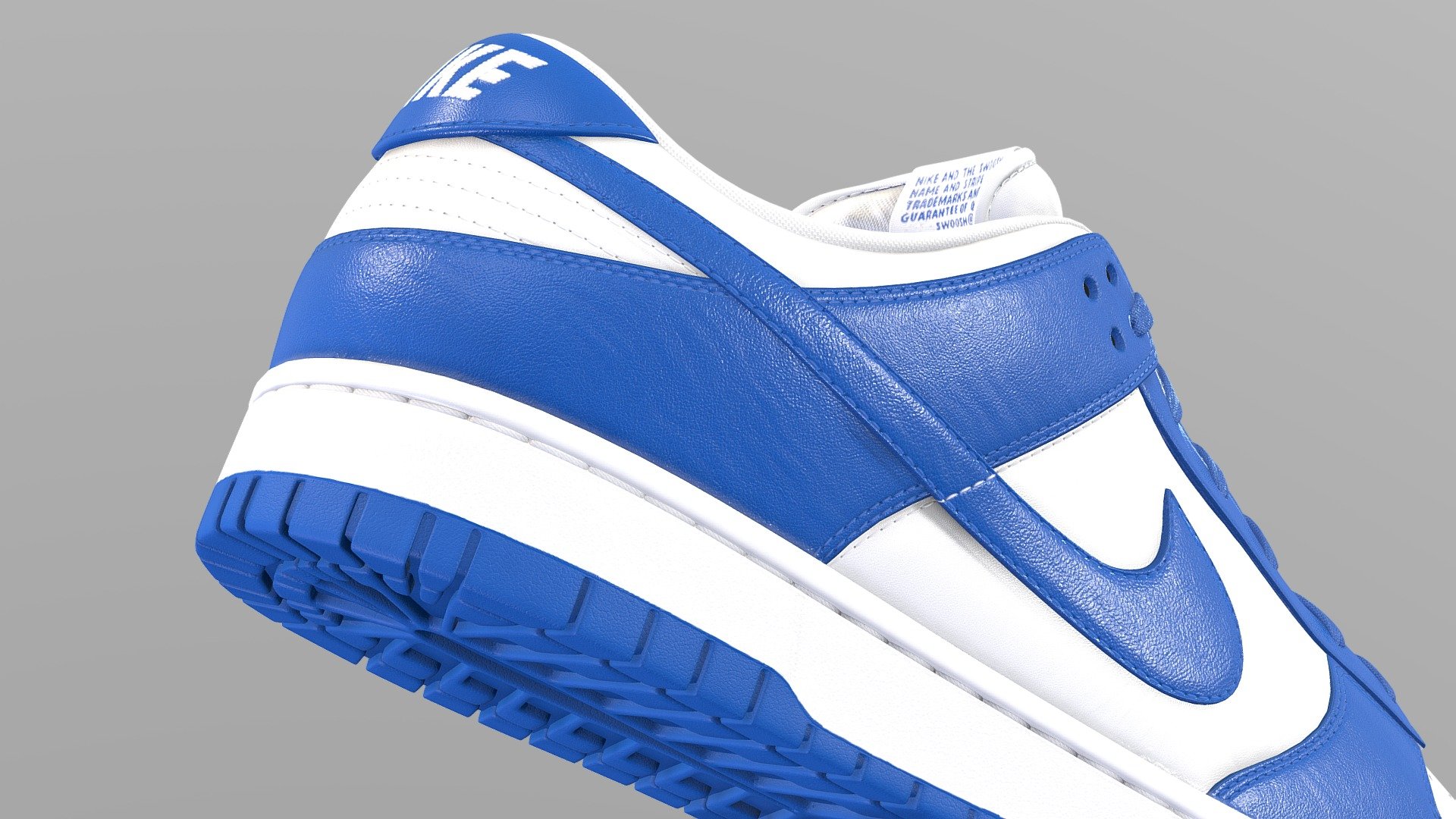 Nike Dunk Kentucky Low Shoe 3d model