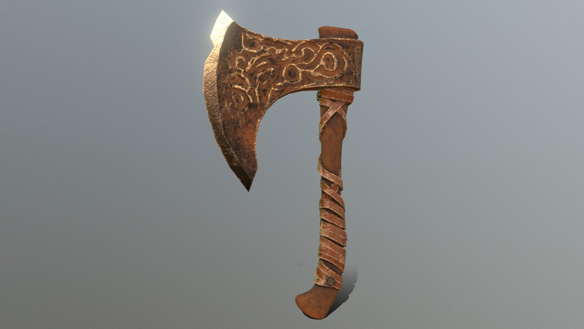 HIE Viking Axe D180212 3d model