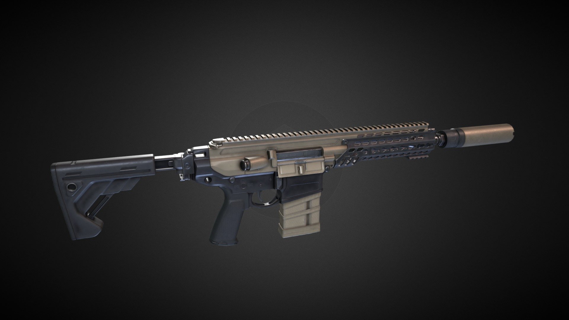 Sig MCX Raptor 3d model