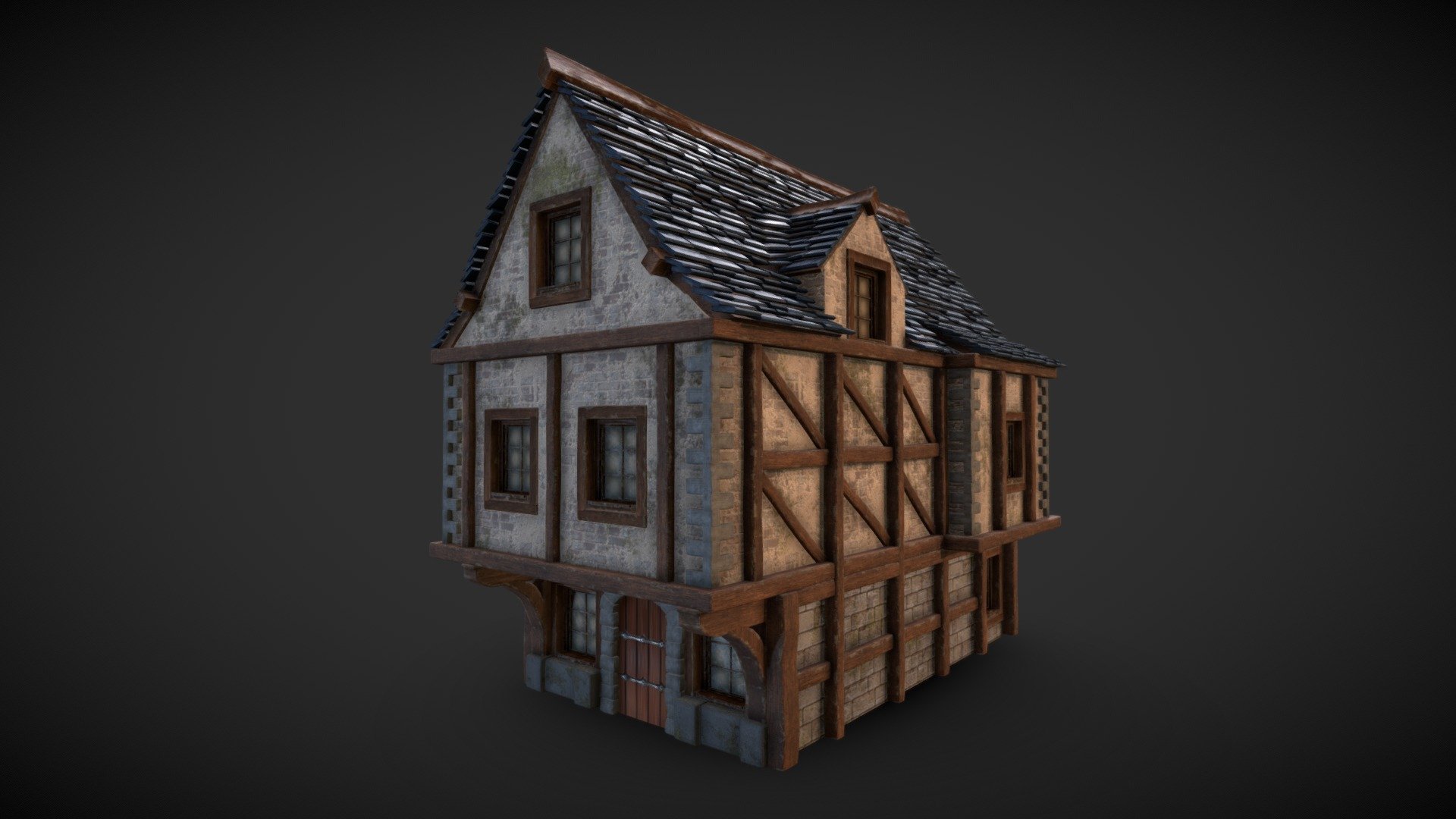 Medieval House 3d model