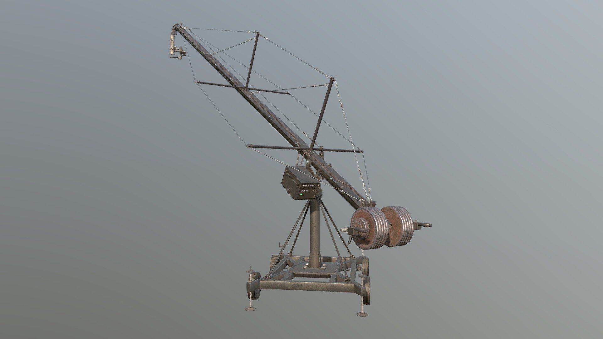 Crane for camera 3d model