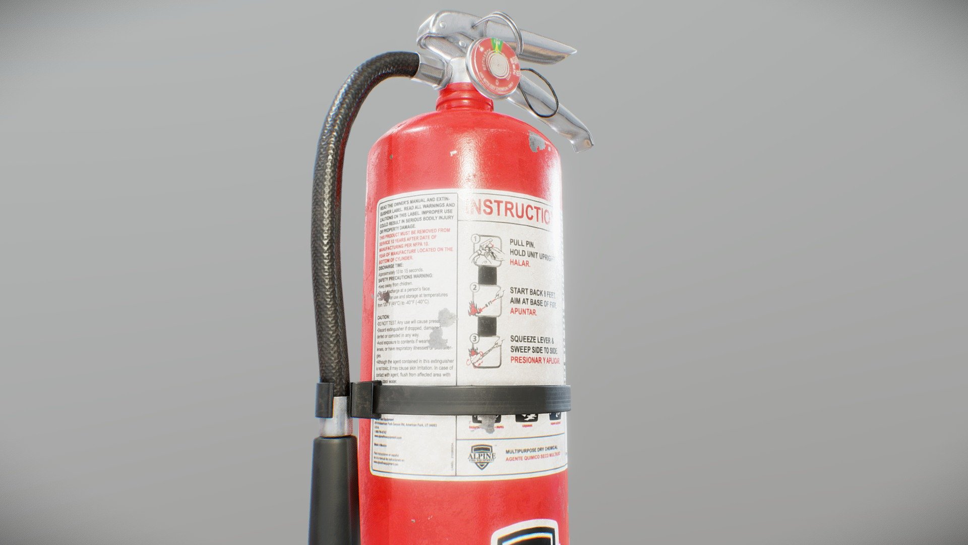 Fire Extinguisher 3d model