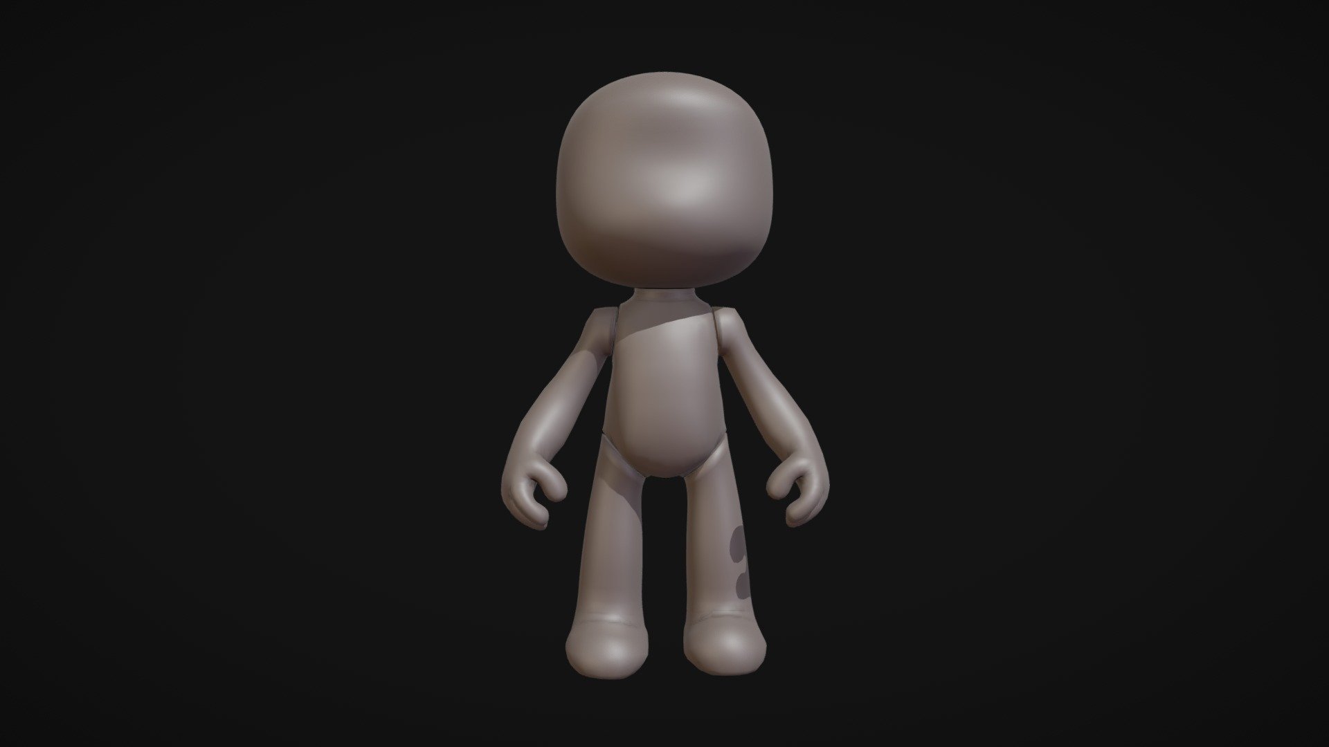 Toy Art Base Doll 3d model