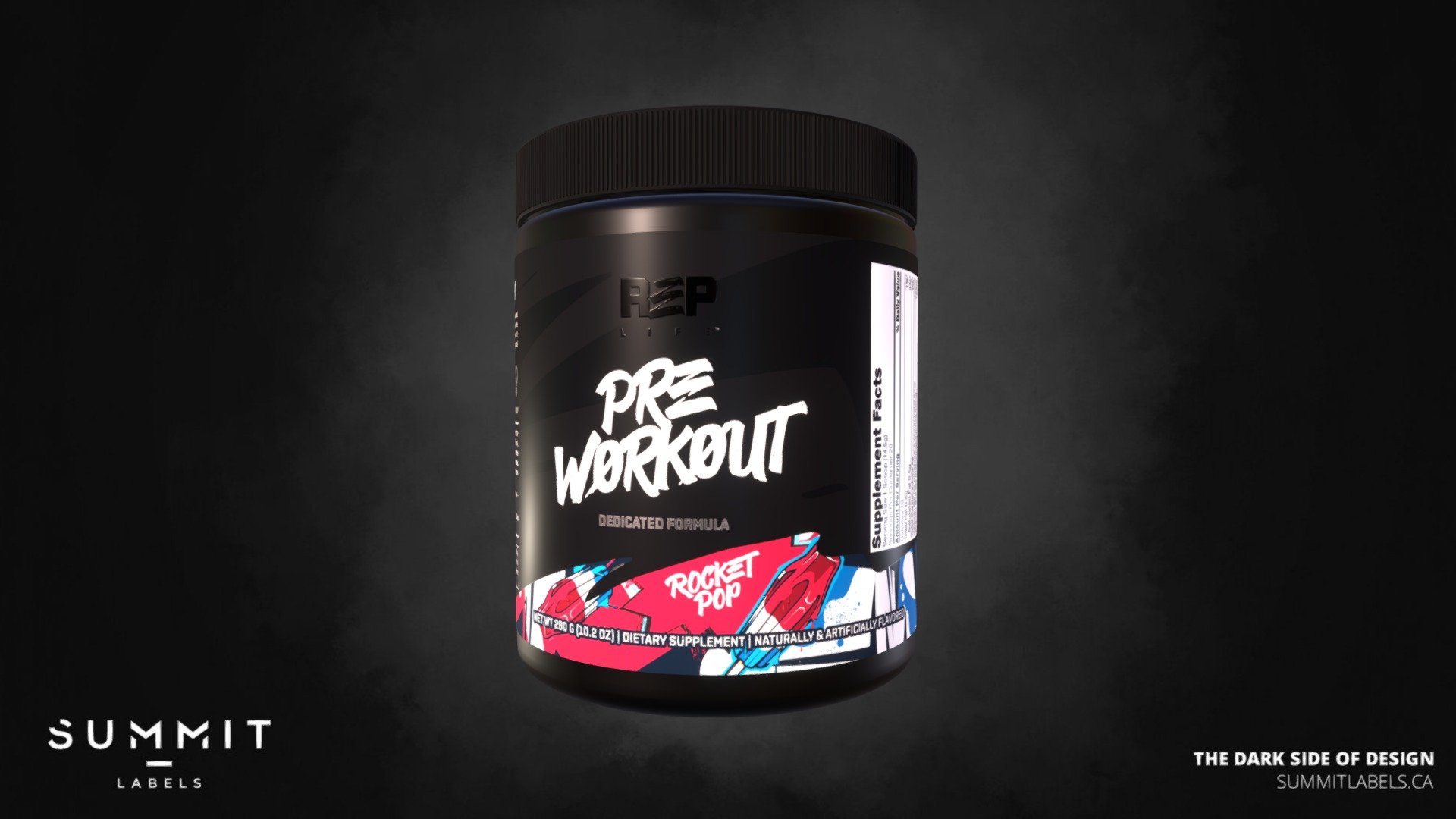 Supplement Label 1 3d model