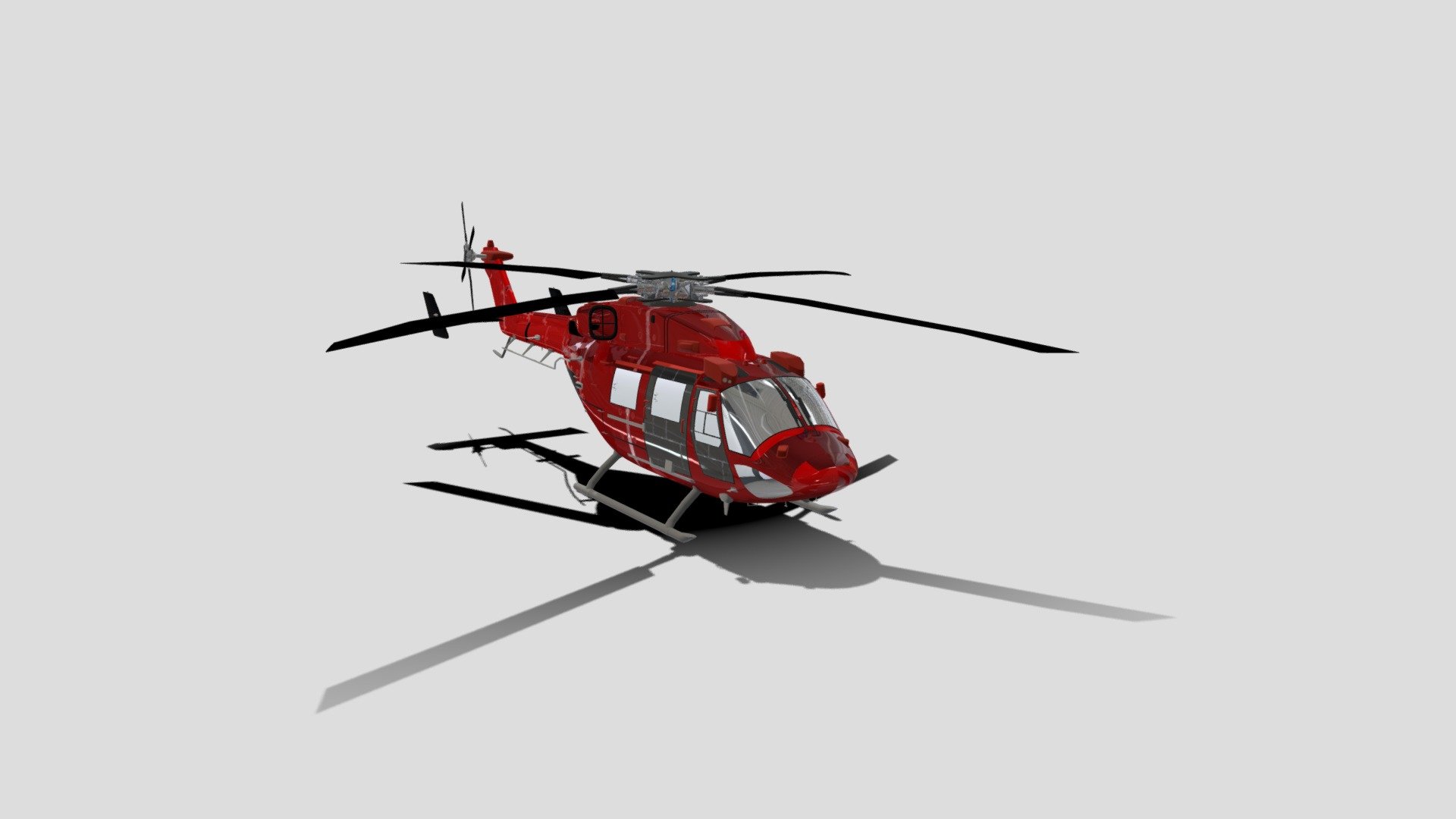 Helicopter 3d model