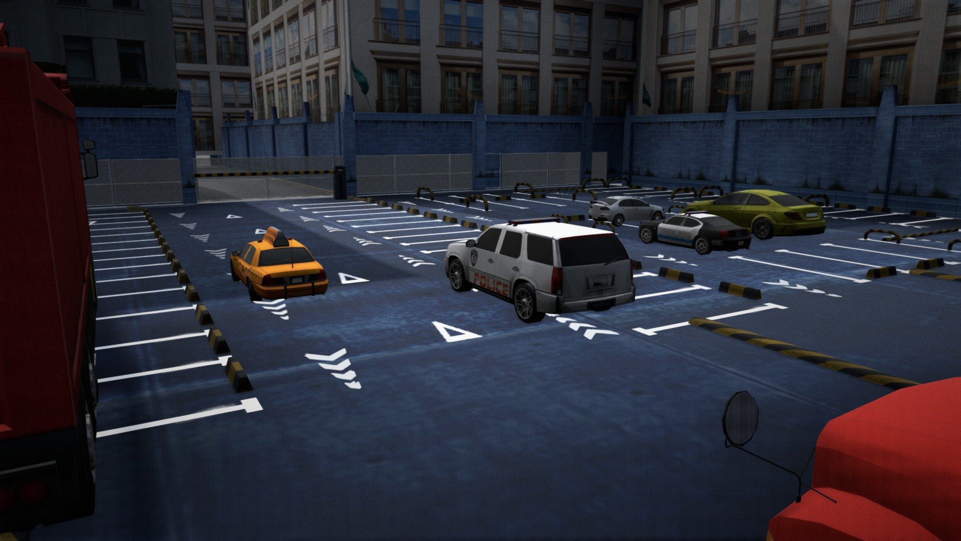 Parking Area 3d model