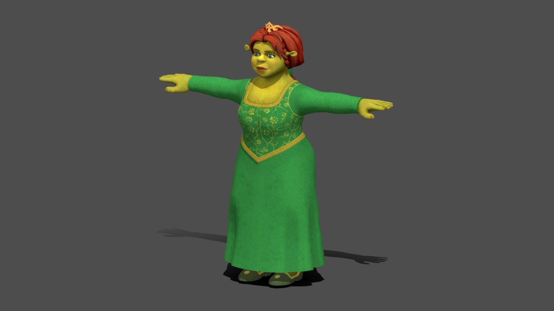 Fiona 3d model