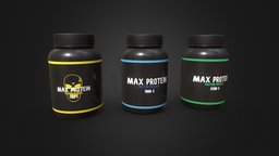 Protein Powder Containers