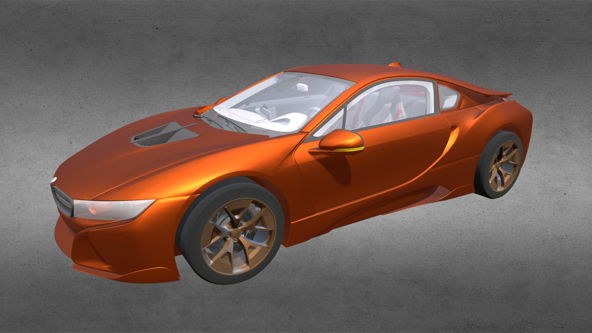 Beaner Sports Car 3d model