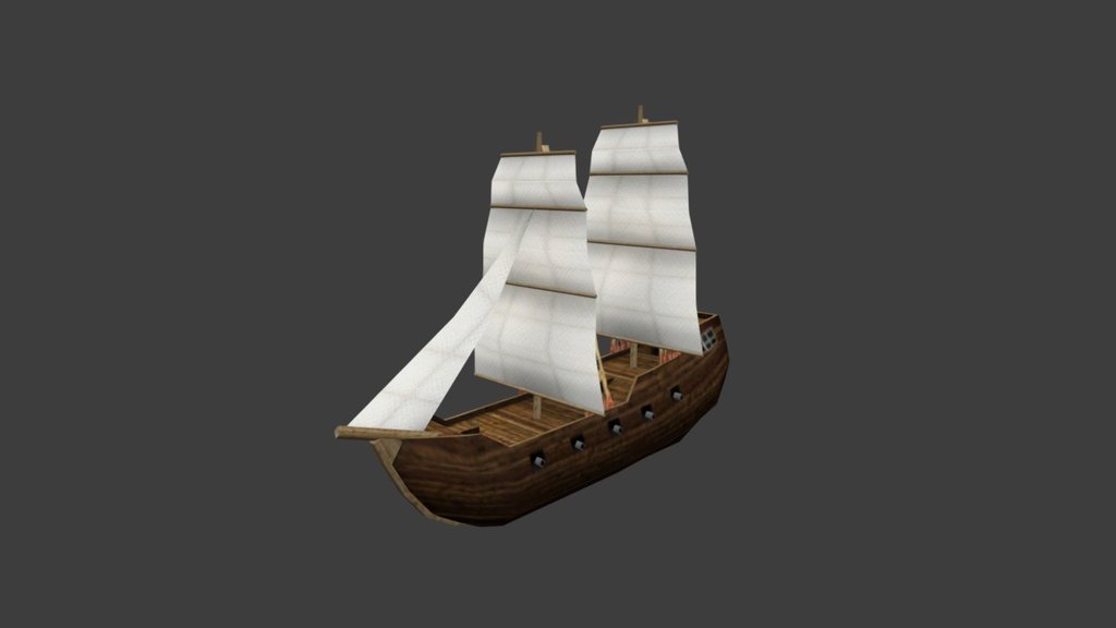 Sail Boat 03 3d model