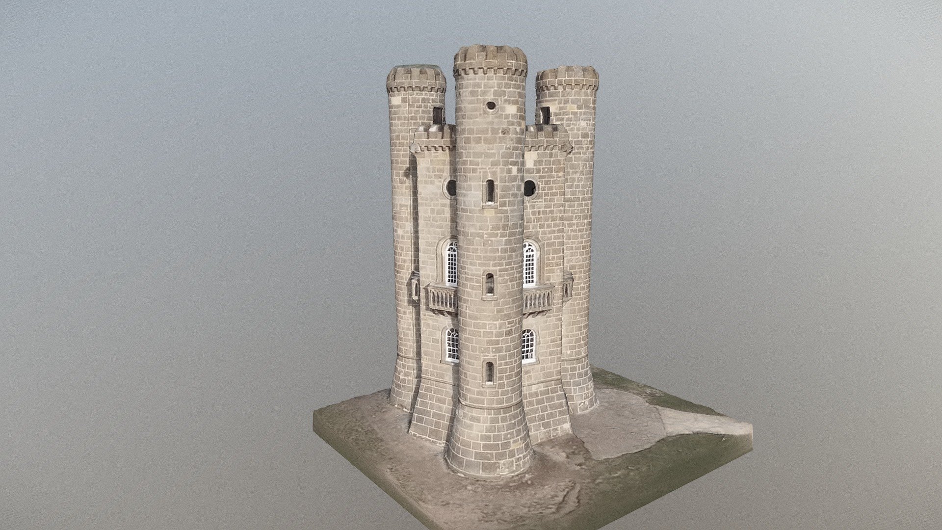 Broadway Tower 3d model