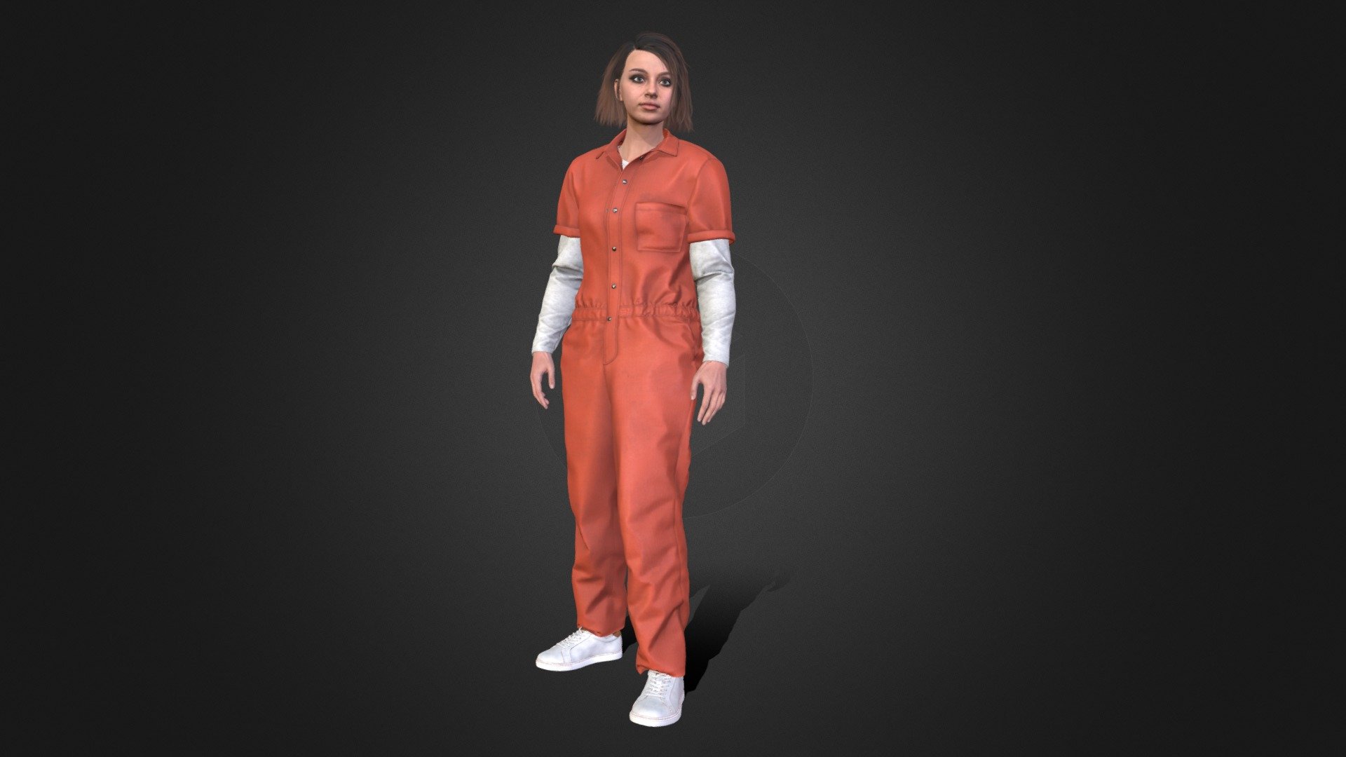 Woman Prisoner 3d model