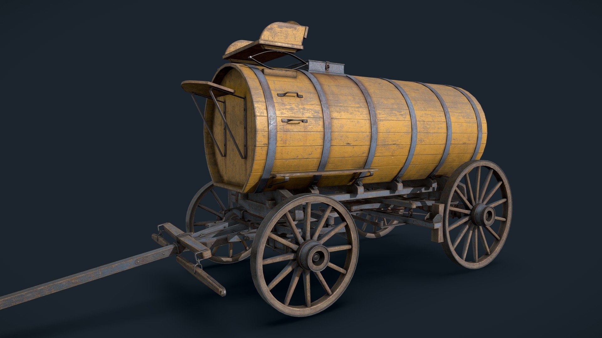 Water wagon 3d model