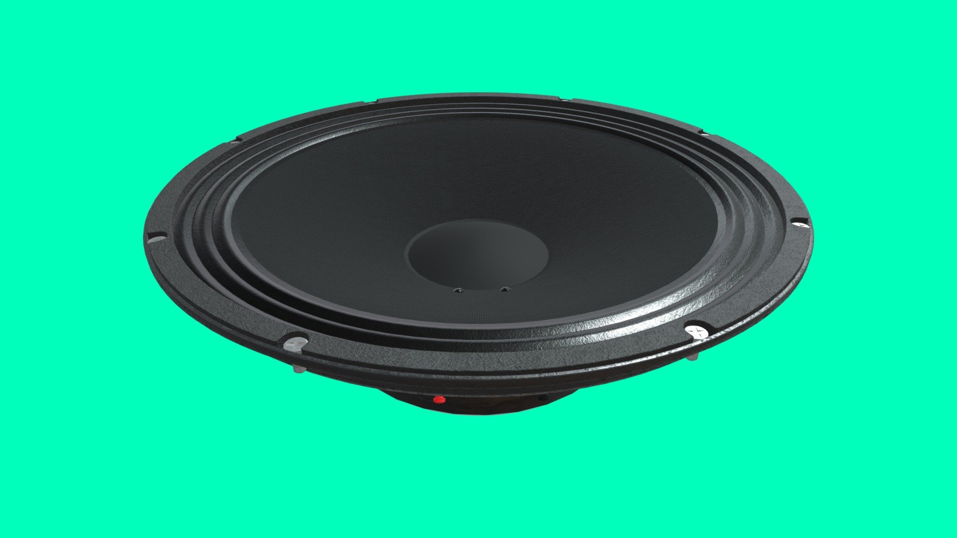 Speaker woofer 3d model