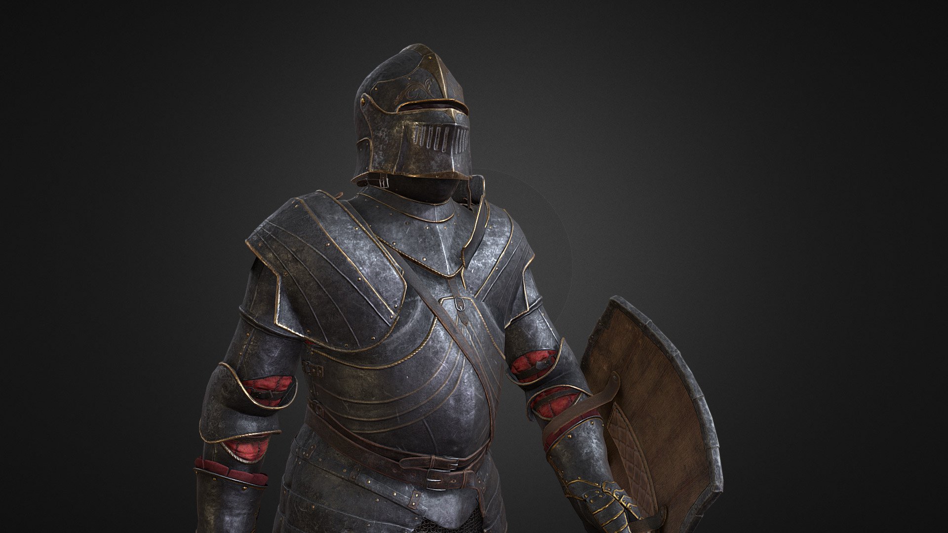 Medieval Knight Demo 3d model