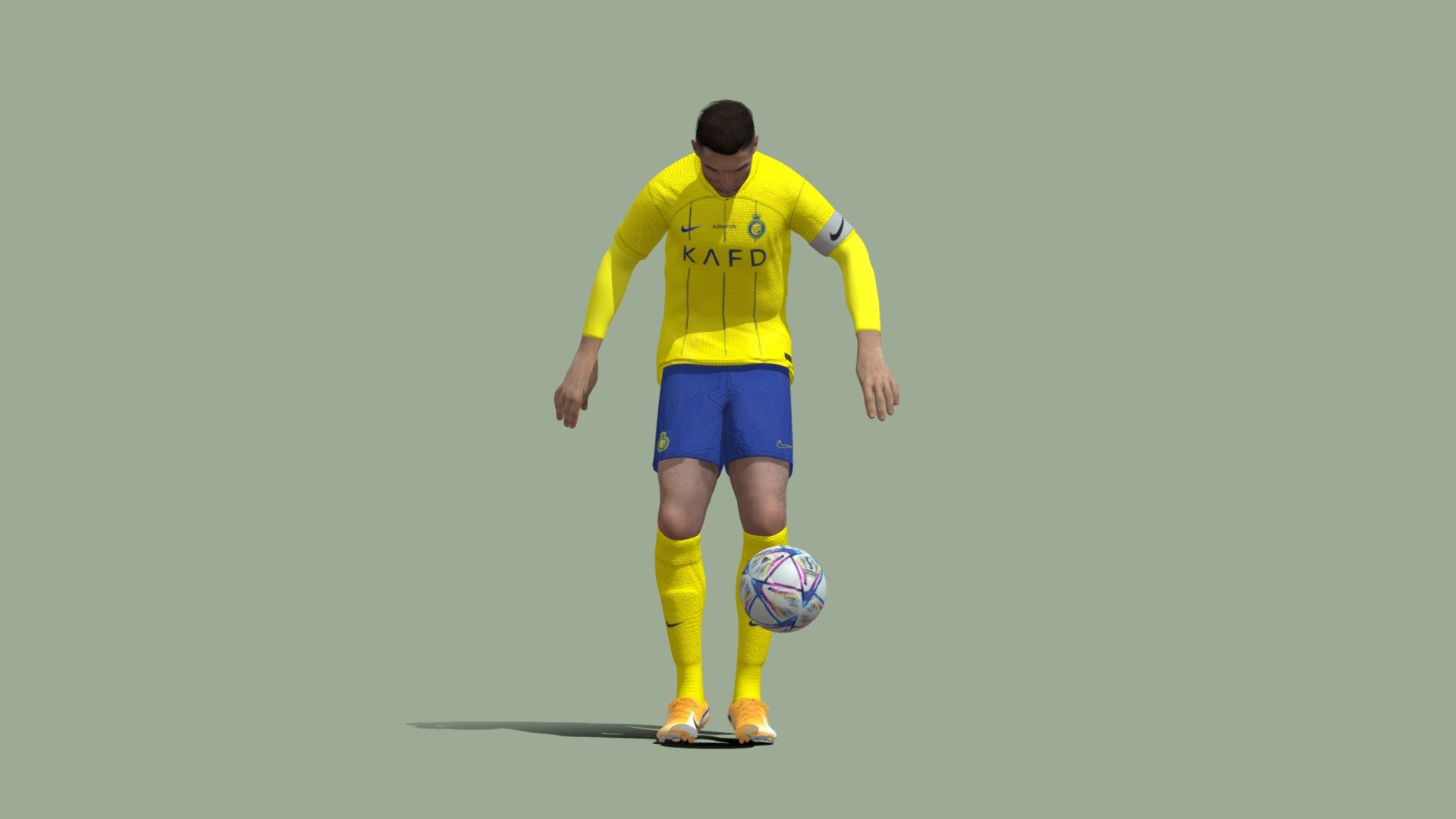 Cristiano Ronaldo skills 3d model