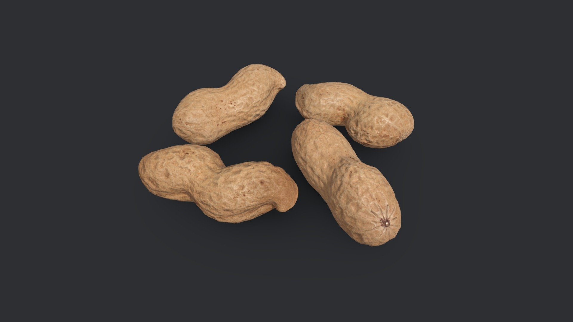 Peanuts Unshelled Double Pod 3d model