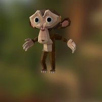 Low Poly Monkey