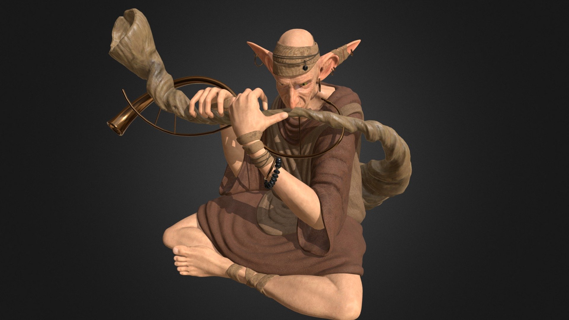 Goblin music 3d model